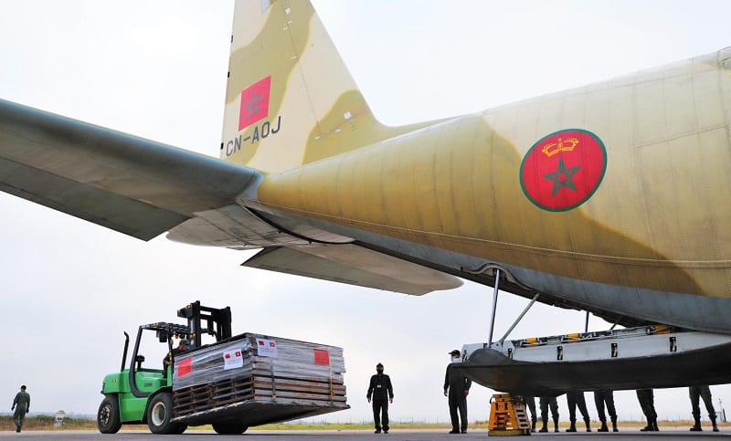 وصول أربع طائرات جديدة إلى تونس محملة بالمساعدة الطبية العاجلة التي أمر بها الملك محمد السادس