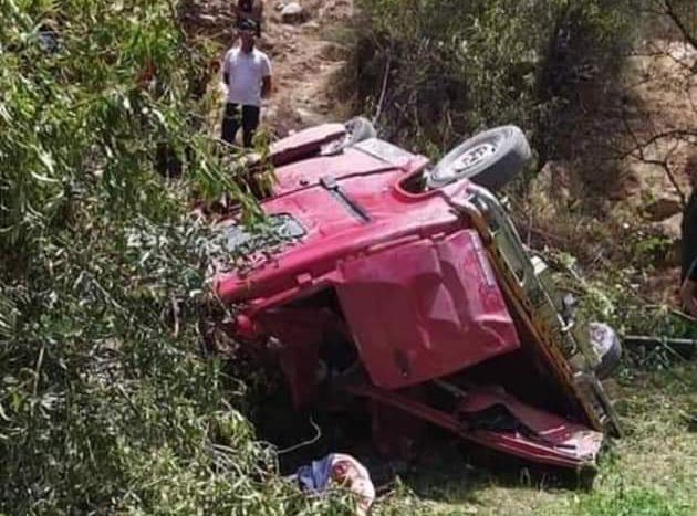 ياربي السلامة.. سبعة قتلى في سقوط سيارة من منحدر صخري نواحي شيشاوة