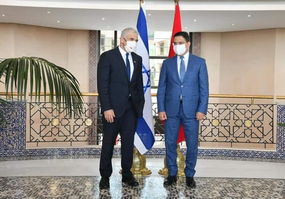 الوزير بوريطة يستقبل وزير الخارجية الإسرائيلي ( صور)