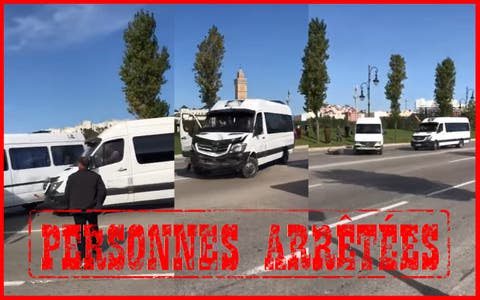 طنجة.. الأمن يدخل على خط فيديو اصطدام سيارتين للنقل المزدوج  