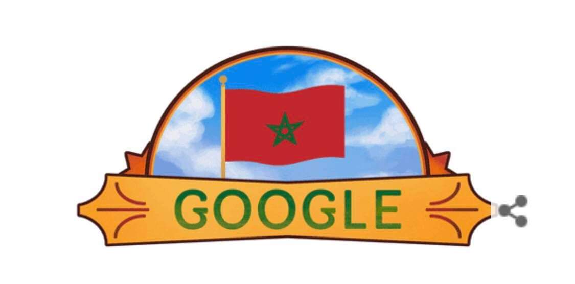 تقرير إخباري.. محرك البحث “غوغل” يشارك المغاربة إحتفالهم بالذكرى 66 لعيد الإستقلال 