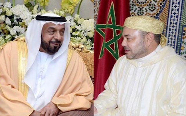 بمناسبة عيد الاستقلال.. برقية تهنئة إلى الملك من رئيس دولة الإمارات العربية المتحدة