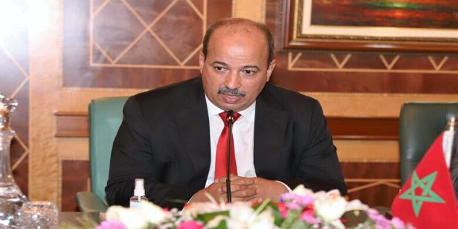 ميارة يجري مباحثات مع رئيس اللجنة التنفيذية للاتحاد البرلماني الإفريقي