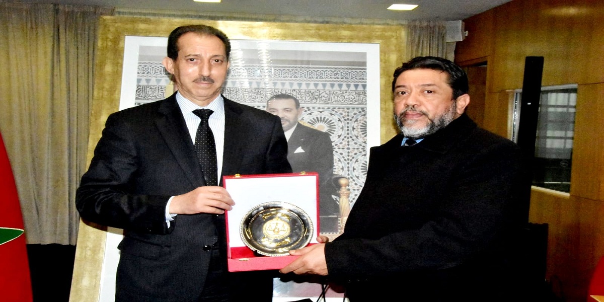 الداكي يتباحث مع رئيس المجلس الوطني للحريات العامة الليبي