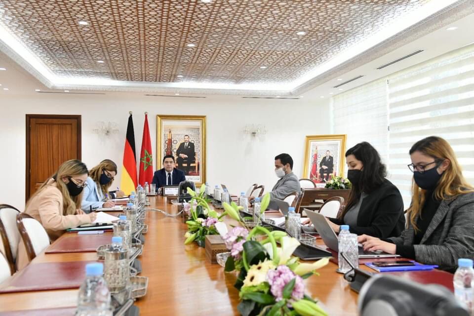 مباحثات بين وزيري خارجية المغرب وألمانيا 