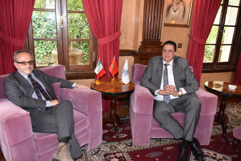مورو يستقبل سفير إيطاليا بالمغرب