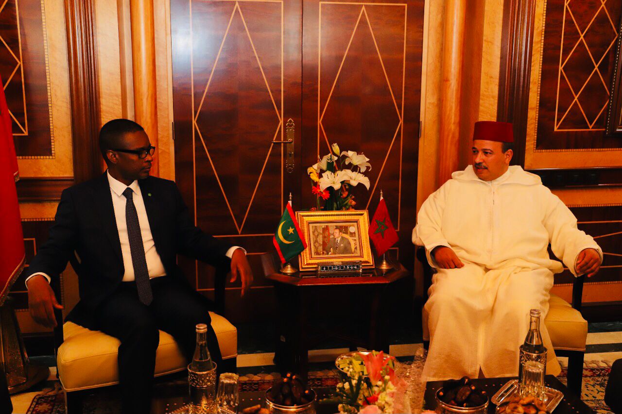 الحسانية تضفي دفء إضافي على حرارة إستقبال رئيس مجلس المستشارين للوزير الأول الموريتاني 