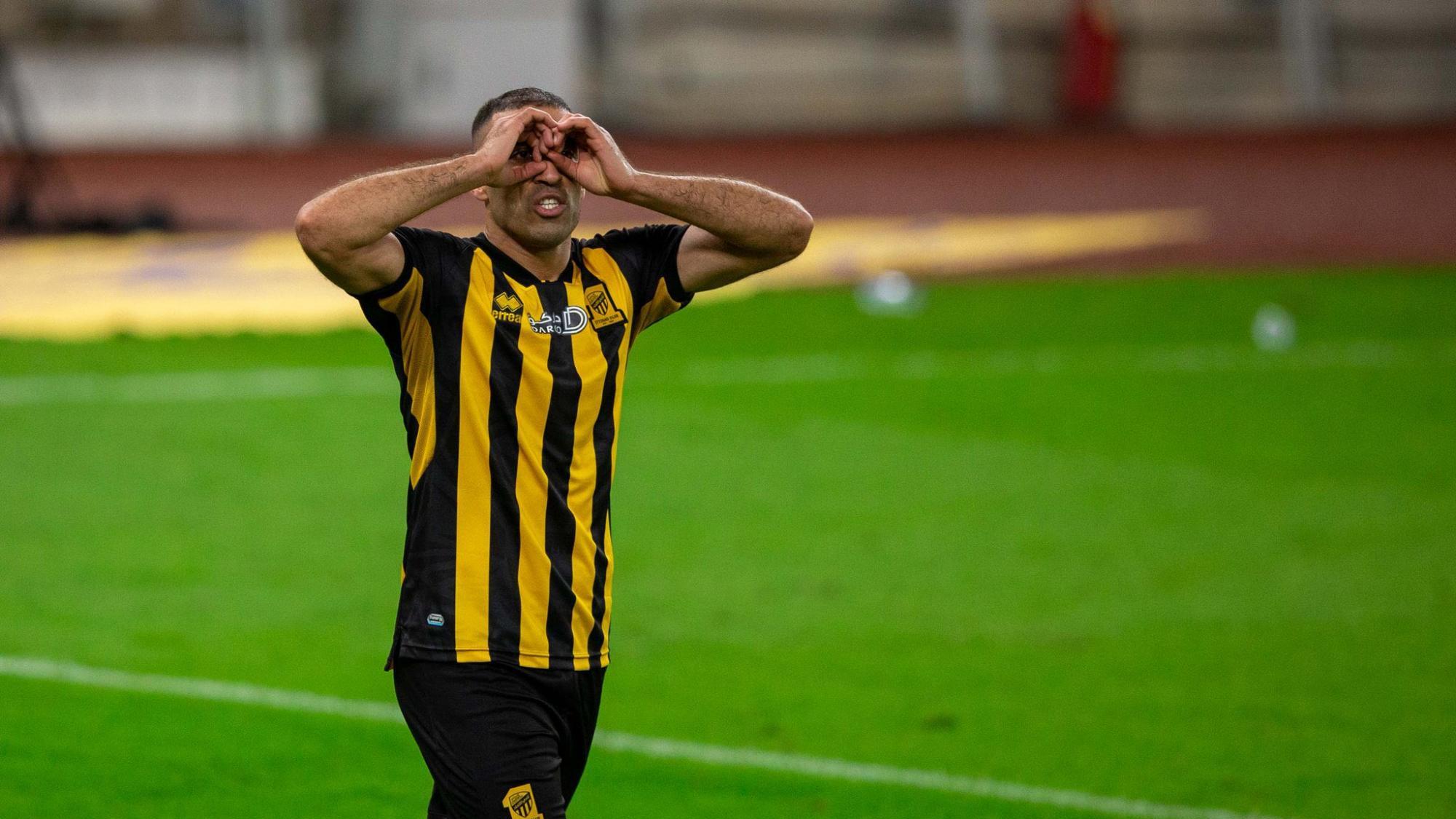 شاهد.. ثنائية حمد الله تقود الاتحاد للفوز وتقربه من لقب الدوري