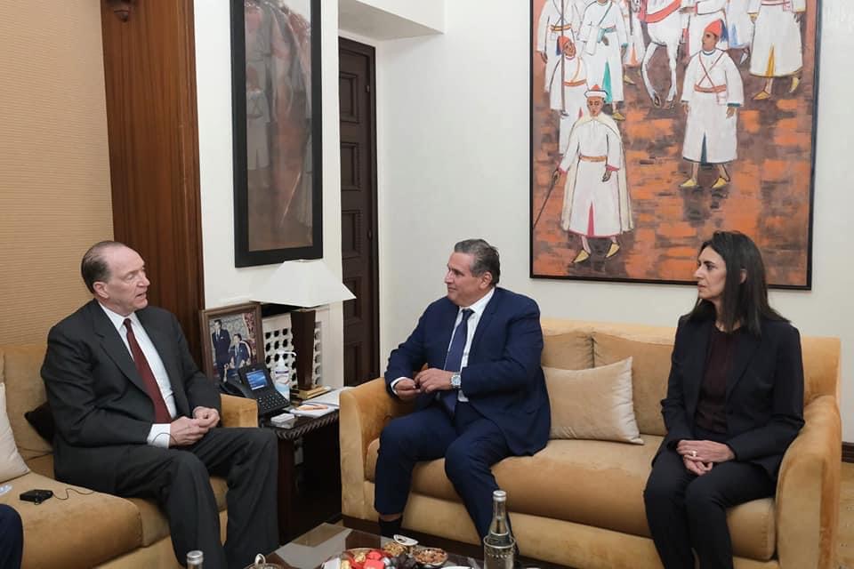 أخنوش يستقبل رئيس مجموعة البنك الدولي