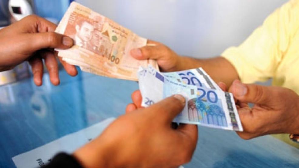 انخفاض ​​سعر صرف الدرهم بـ0,87% مقابل الأورو