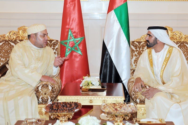 الملك يعزي نائب رئيس دولة الإمارات العربية