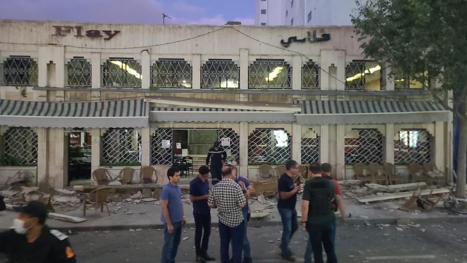 الدار البيضاء. قتلى وجرحى في إنهيار واجهة مقهى (صور)