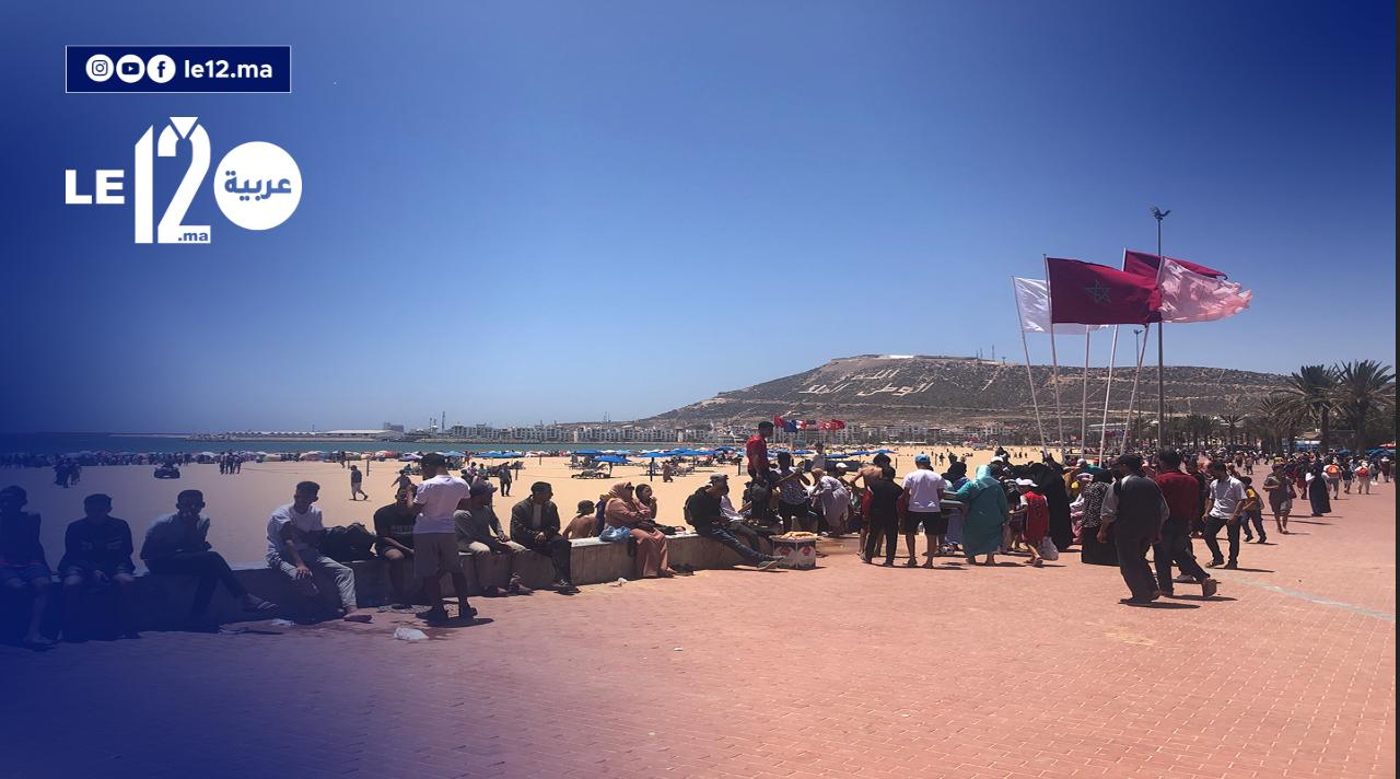شاهد..الإنطلاقة الرسمية لموسم الصيف بشاطئ أكادير