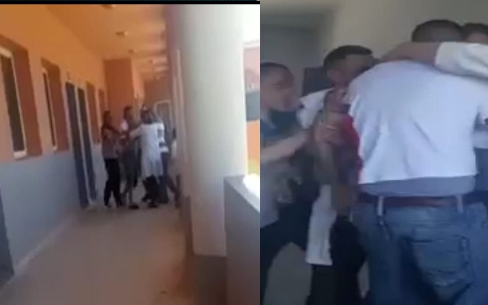 هاذ شي بزاف.. أب يُعنف أستاذا أمام تلاميذه بالقسم (فيديو)