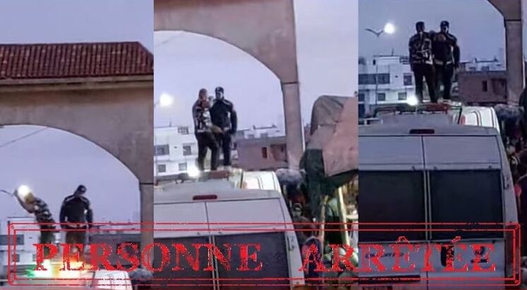 أمن الجديدة يوضح حقيقة فيديو لشخص يعتلي سيارة الشرطة