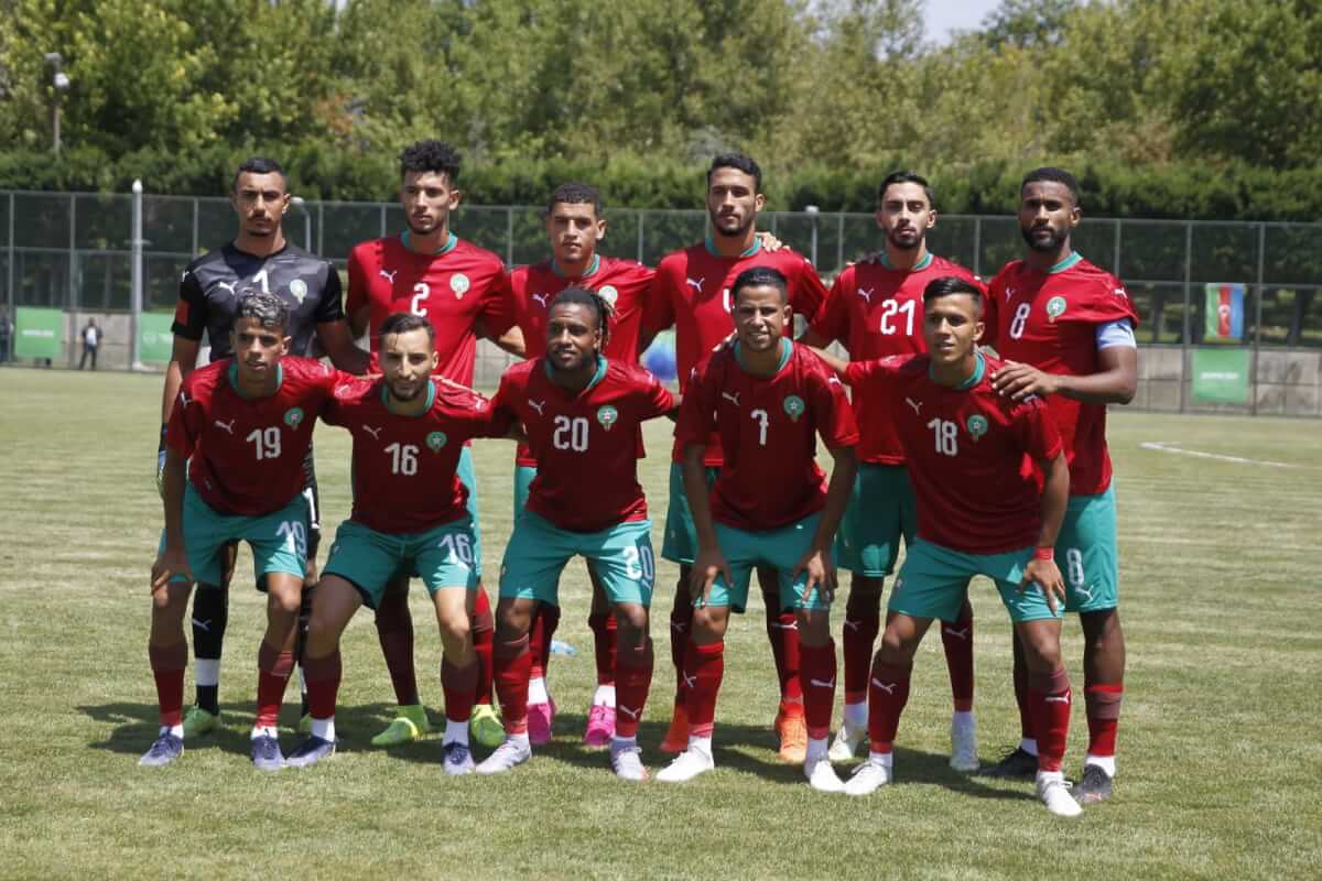 خسارة الأولمبي المغربي أمام المنتخب السعودي (0:2)
