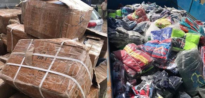 الديوانة.. حجز ملابس وأحذية بقيمة تناهز 70 مليونا بسلا