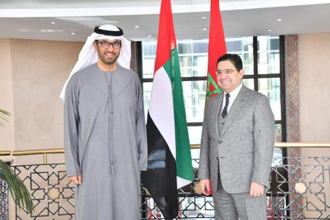 بوريطة يجري محادثات مع وزير الصناعة والتكنولوجيا المتقدمة الإماراتي