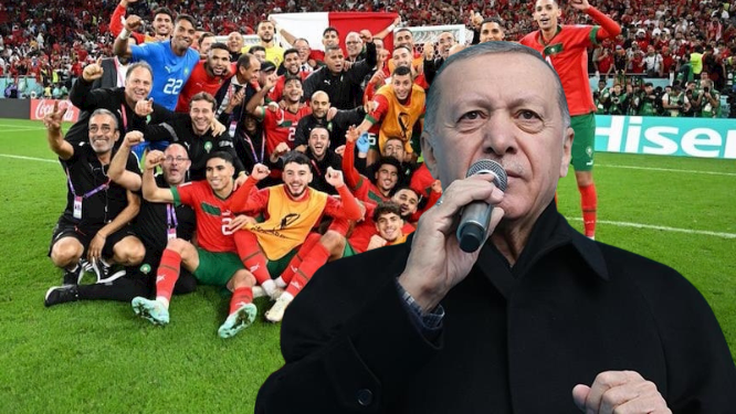 أردوغان يحتفل بالمنتخب المغربي بطريقة “خاصة” بعد إنجاز المونديال