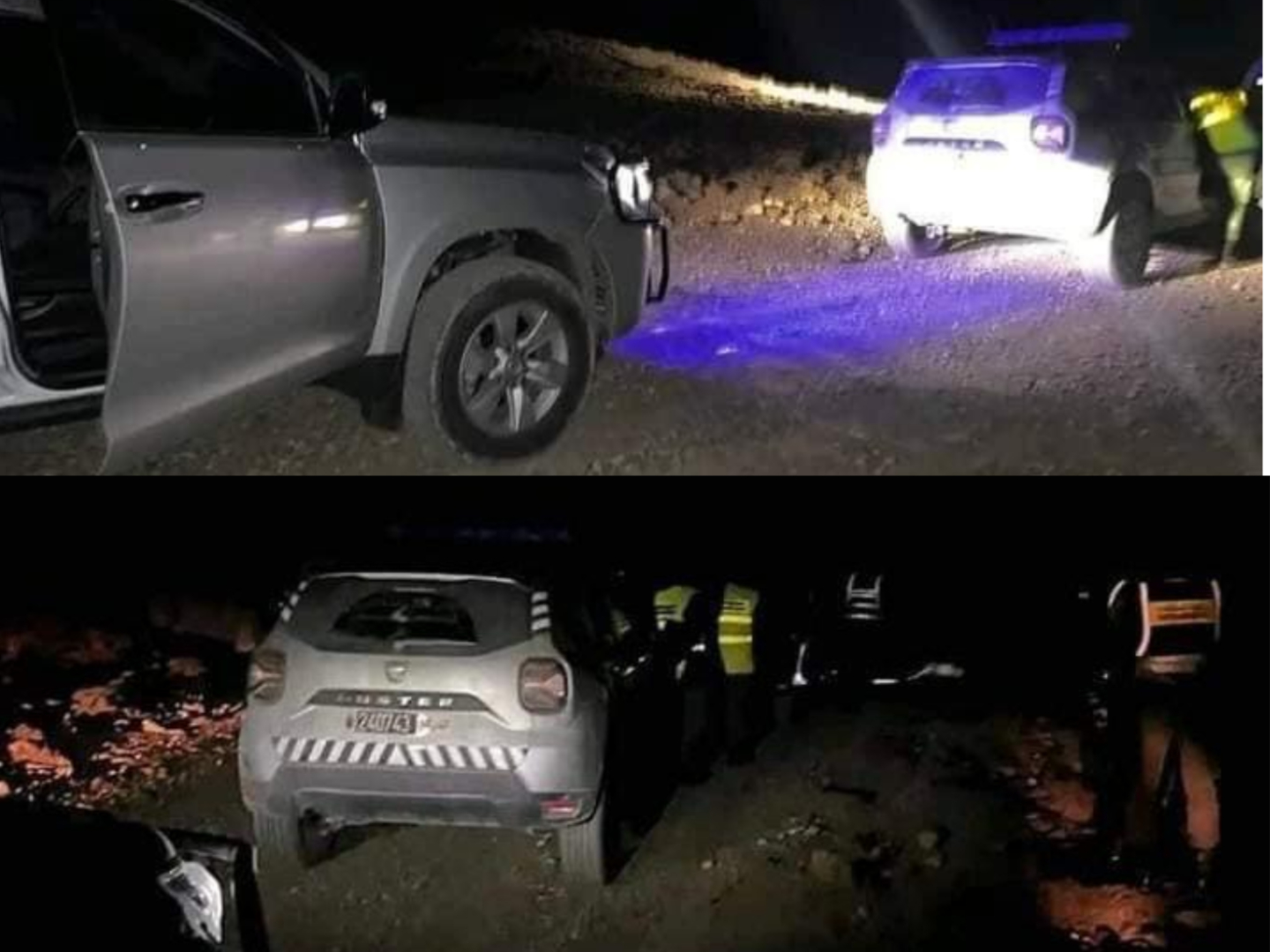 سيول زاكورة جرفت دورية للدرك وبحث جار عن الدركي الشهيد و سلاحه الوظيفي