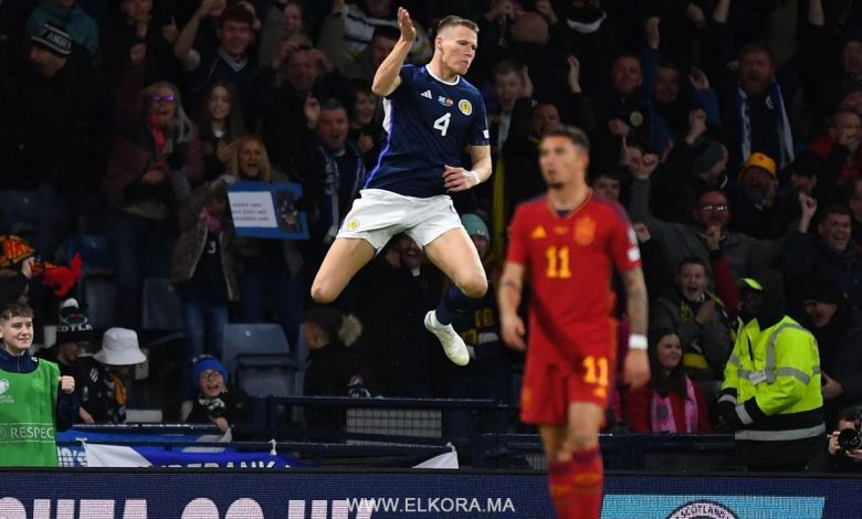 هزيمة مفاجئة: المنتخب الإسباني يخسر أمام اسكتلندا في تصفيات يورو 2024