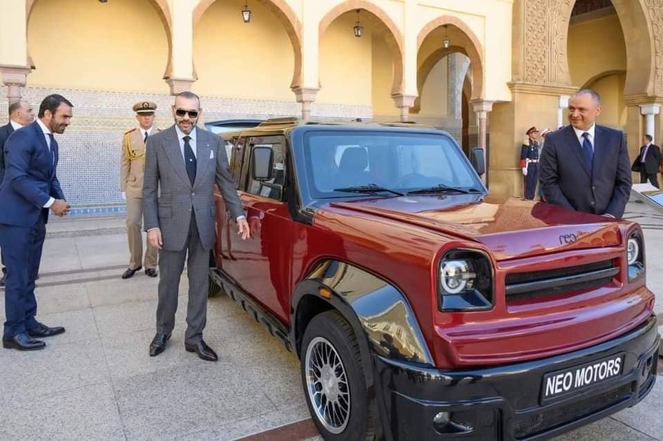 الملك يترأس حفل تقديم نموذج سيارة أول مُصنع مغربي وسيارة هيدروجين