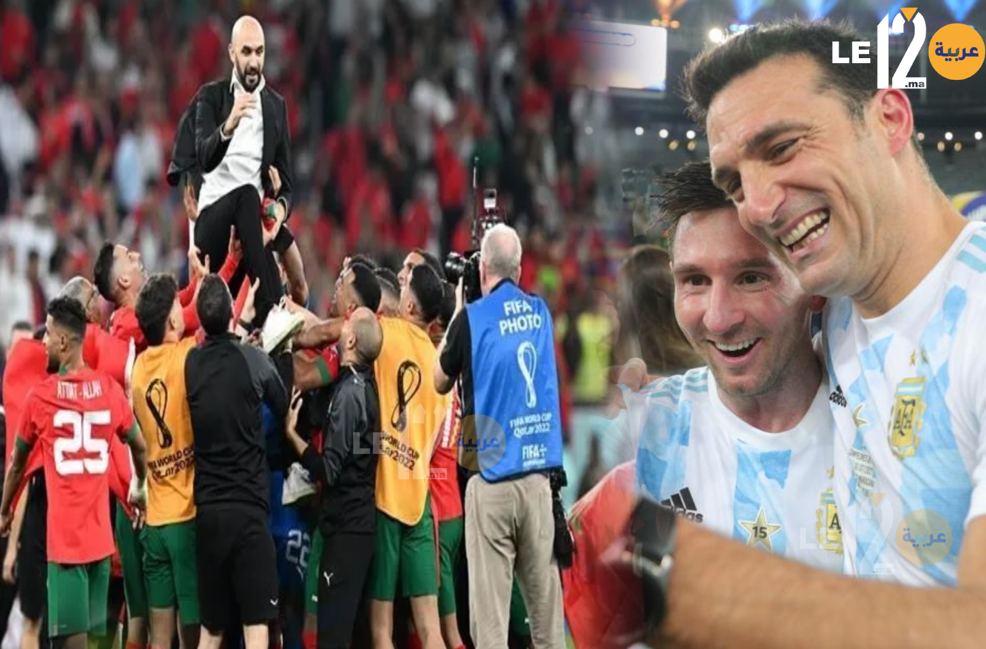 المدرب العظيم يشيد بالأعظم: سكالوني يتغنى بأداء المغرب في  قطر