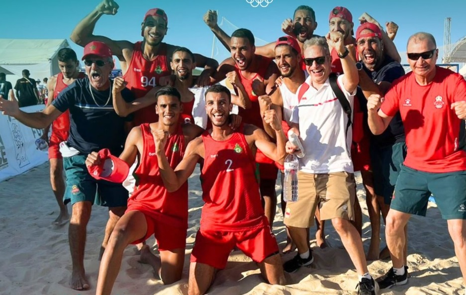المنتخب المغربي يتأهل إلى النهائي بعد فوزه على الجزائر في الألعاب الشاطئية الإفريقية