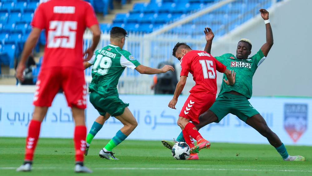 الرجاء يستهل مشواره في البطولة العربية بفوز مهم على شباب بلوزداد الجزائري