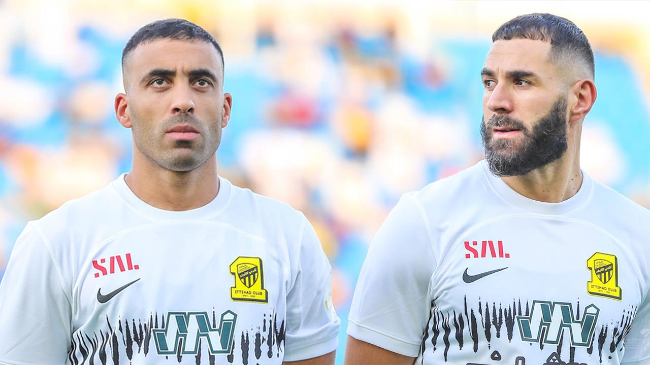 بالفيديو .. حمد الله يخطف الأضواء من بنزيمة