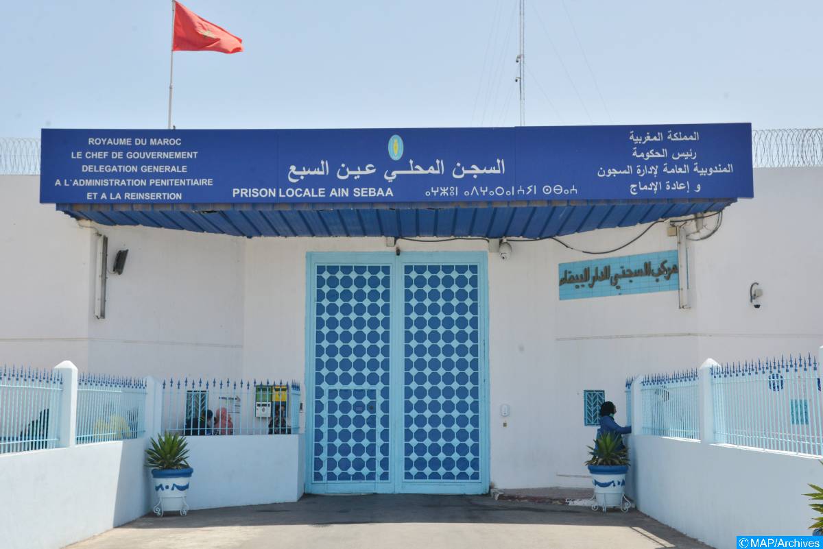 إدارة “السجن المحلي عين السبع 1” تنفي ما تم ترويجه بخصوص أحد السجناء