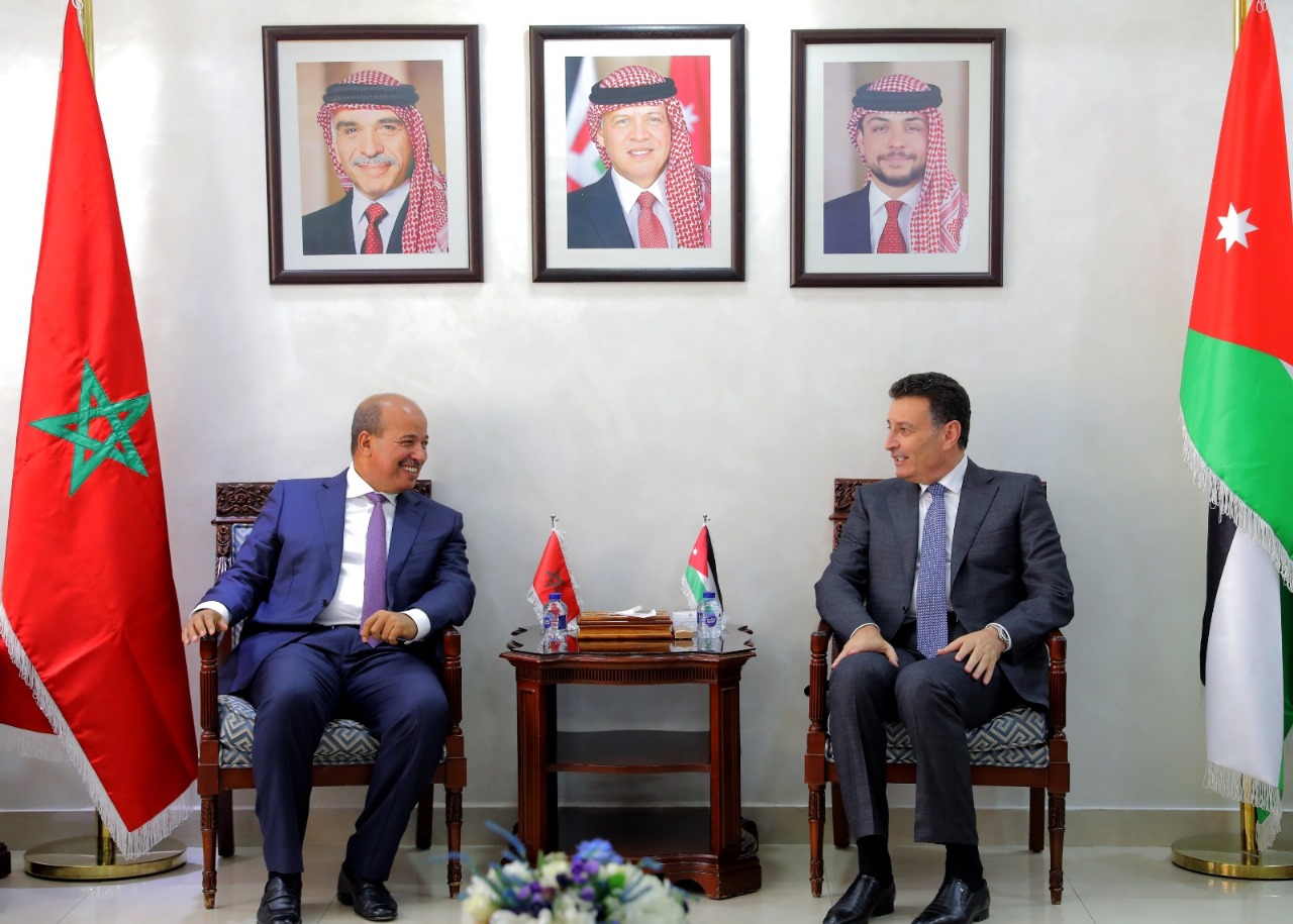 ميارة يتباحث مع رئيسي مجلسي الأعيان والنواب بالأردن