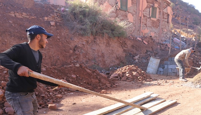 الحوز.. بدء إعادة بناء المنازل المتضررة من الزلزال بثلاث نيعقوب