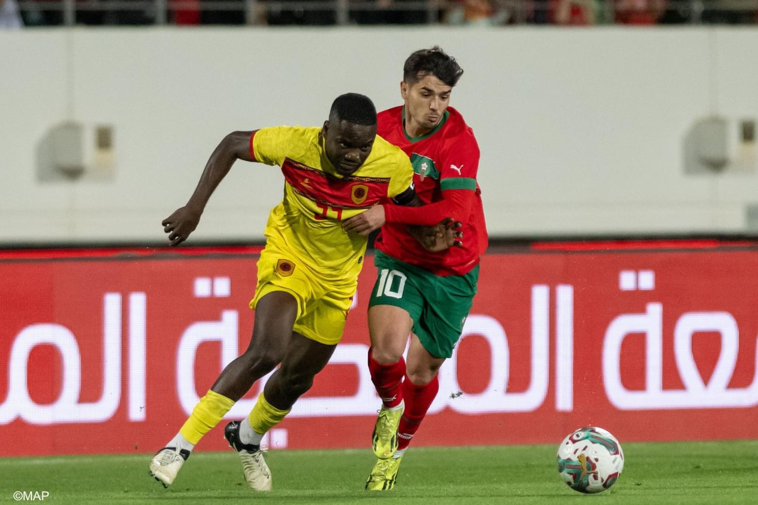 المنتخب المغربي يفوز على أنغولا في مباراة البحث عن التشكيل الميثالي