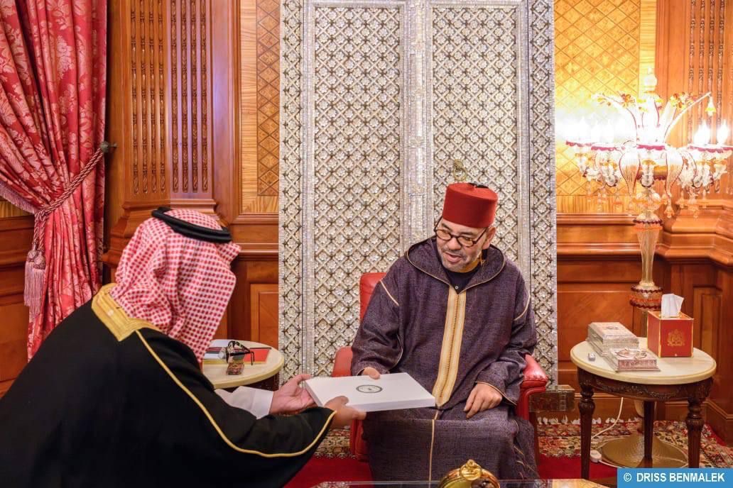 الملك محمد السادس يتسلم رسالة من مبعوث خادم الحرمين الشريفين
