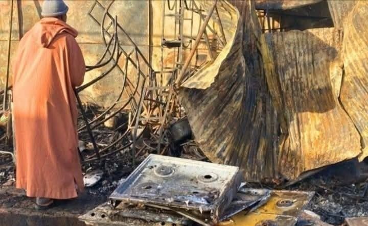 الدار البيضاء.. حـ.ـريق مهول بسوق الربيع