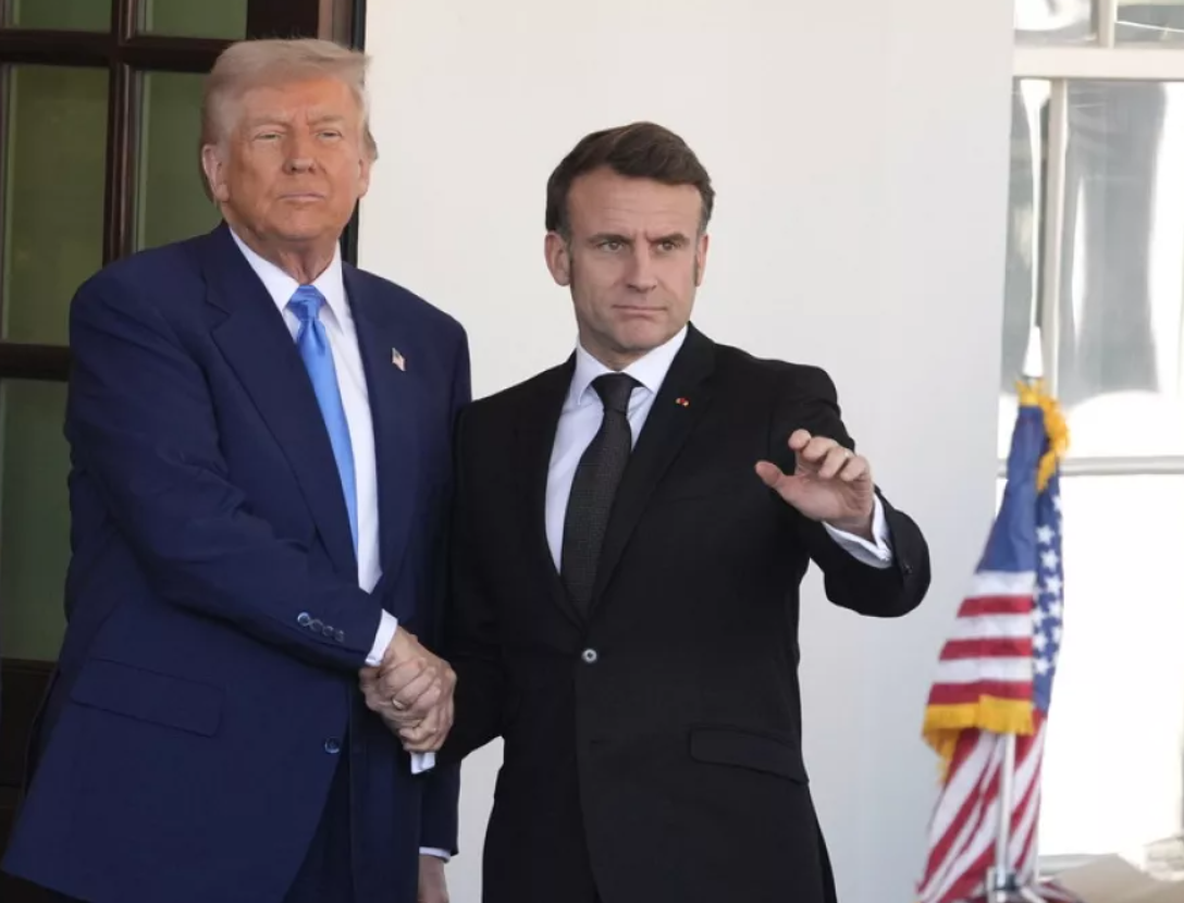 ماكرون وترامب يتعهدان العمل معا بشأن أوكرانيا رغم الخلافات