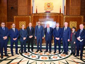 ولد الرشيد يتباحث مع رئيس مجلس الشيوخ الفرنسي