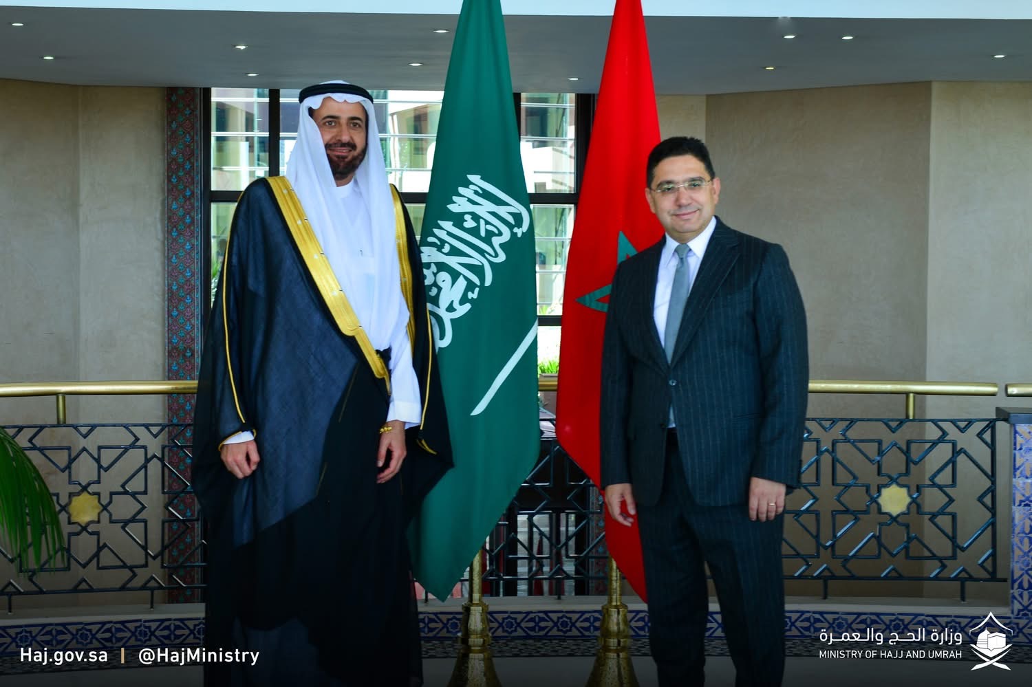 وزير الحج والعمرة السعودي يلتقي أحمد التوفيق بعد لقائه ناصر بوريطة