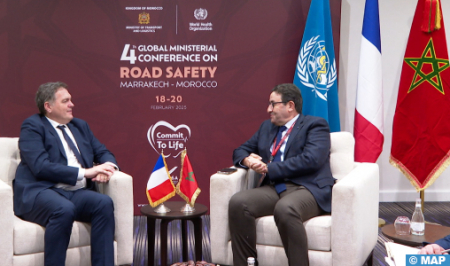 قيوح يبحث مع نظيره الفرنسي سبل تعزيز التعاون في مجال النقل