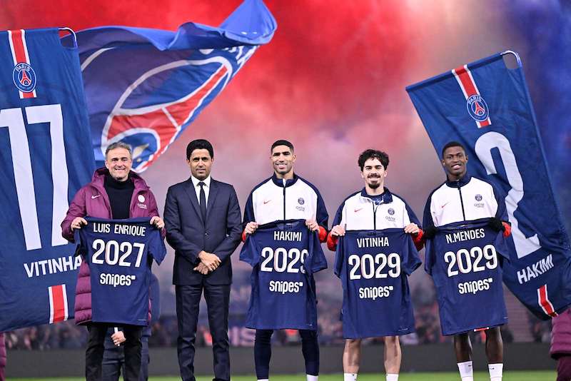 حكيمي بحديقة الأمراء حتى 2029