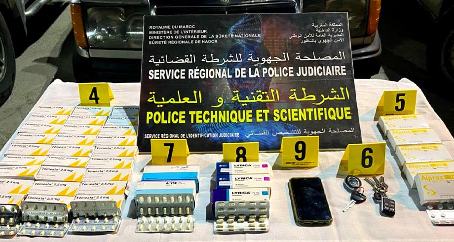 الناظور. ترويج مواد طبية مهربة والأقراص المهلوسة يجر ثلاثة أشخاص للإعتقال