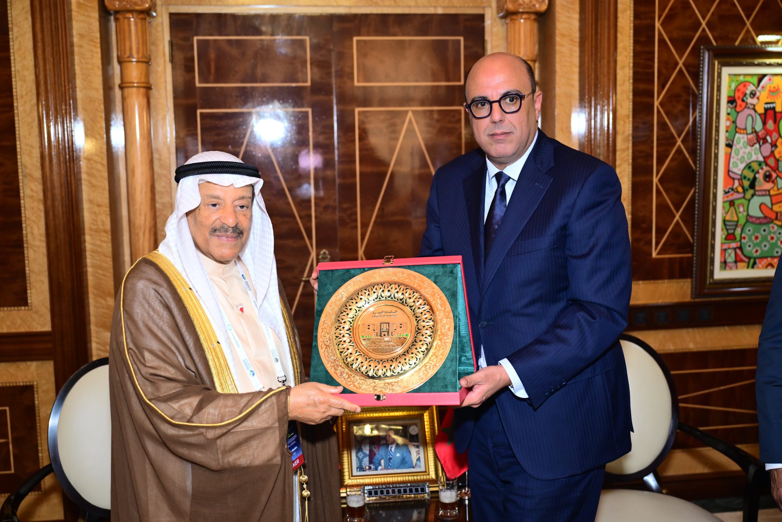 ولد الرشيد يعقد لقاءات ثنائية مع عدد من رؤساء البرلمانات المشاركة في منتدى الحوار البرلماني جنوب-جنوب