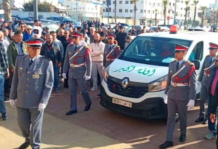 جنازة عسكرية لنجم نادي الجيش السابق محسن بوهلال