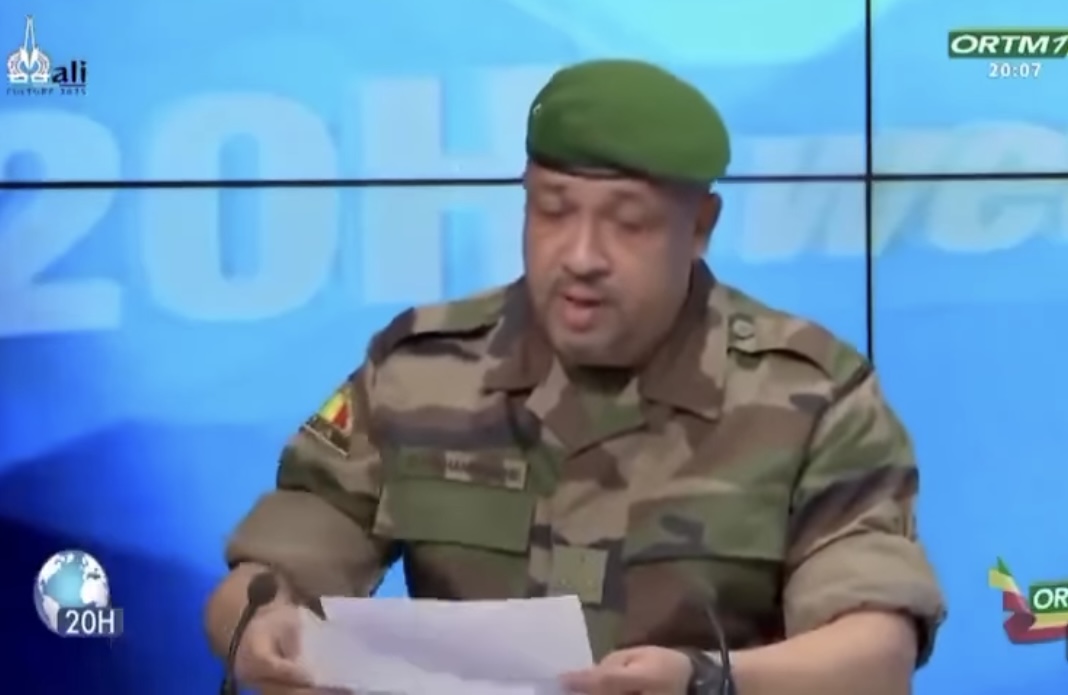 الكابرانات قفروها. مالي تذيع بياناً عسكرياً تتهم فيه الجزائر و تسحب سفيرها رفقة النيجر وبوركينافاسو