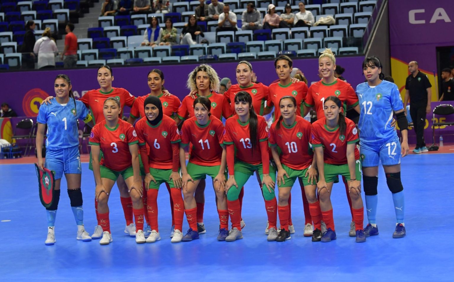 لبوأت “الفوت سال” يمزقن شباك مرمى سيدات ناميبيا  ب (8-1)