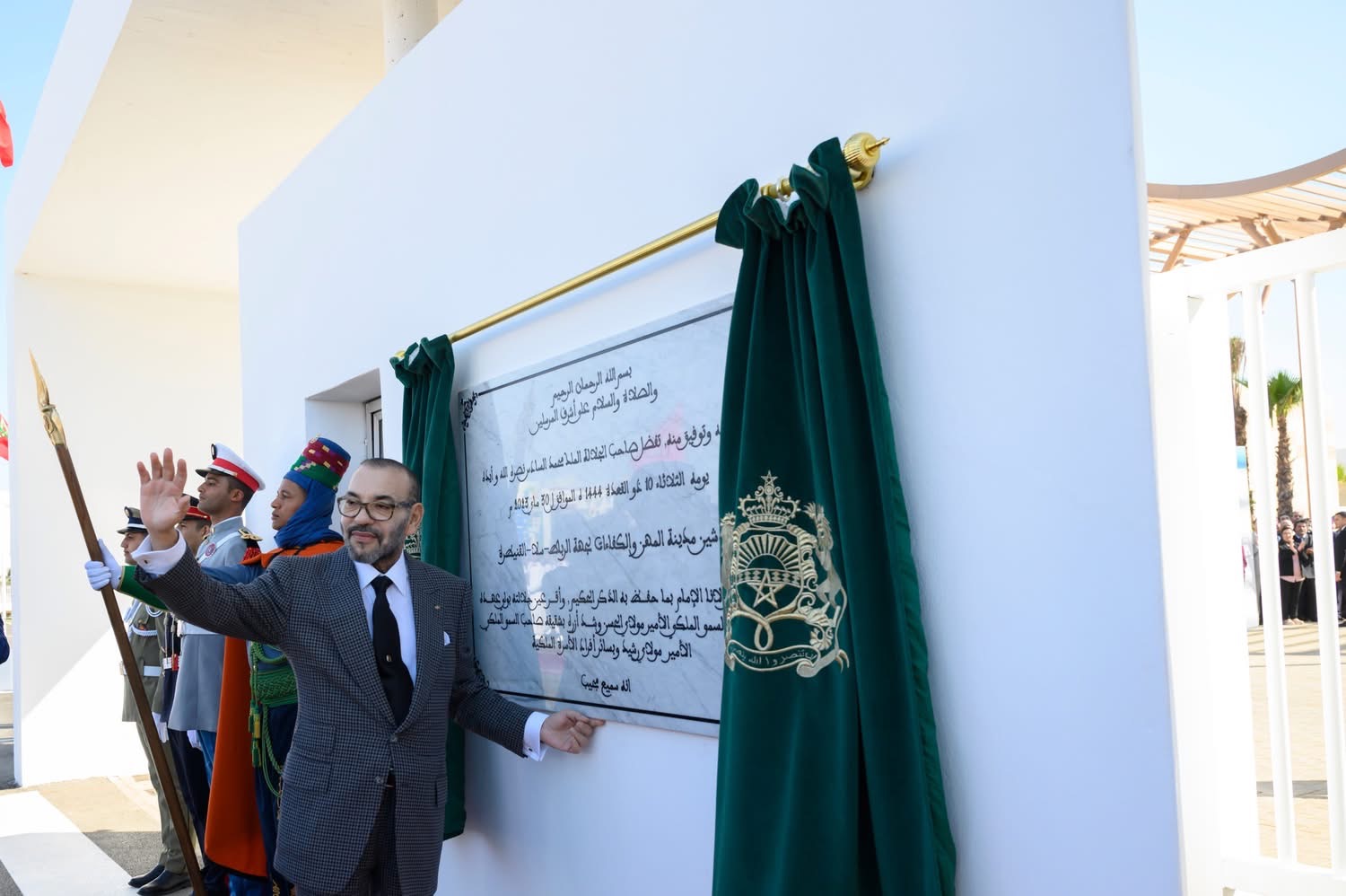 الملك يعطي انطلاقة إحداث منصة المخزون والاحتياطات لجهة الرباط- سلا- القنيطرة
