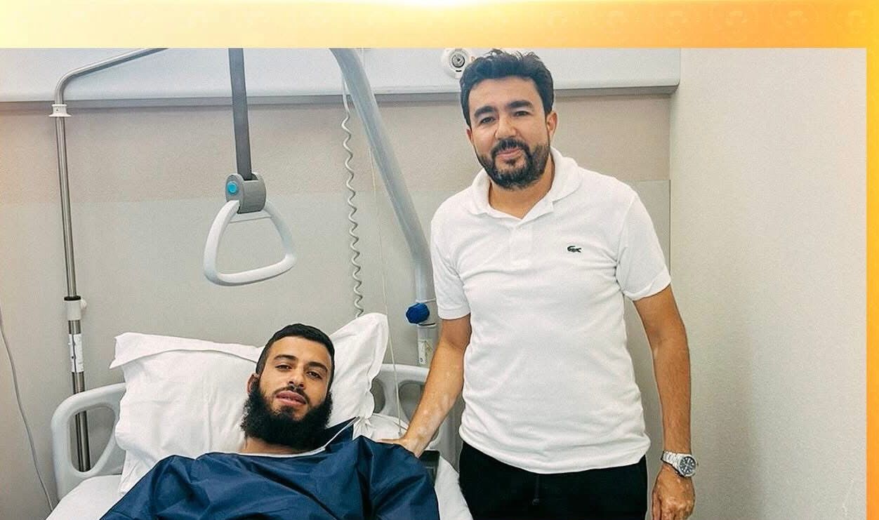 عملية جراحية ناجحة بباريس لياسين لبحيري نجم نهضة بركان