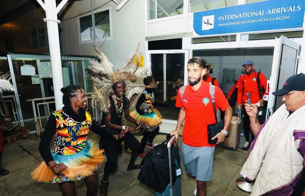 الشان”. هكذا جرى إستقبال المنتخب المغرب في نيروبي