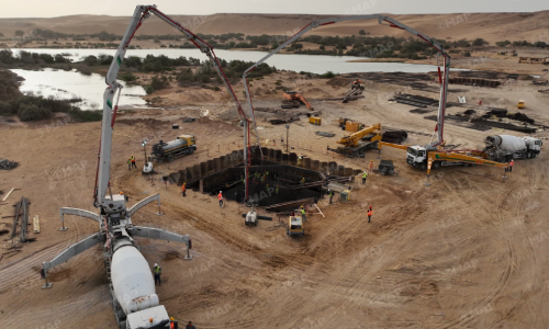 العيون.أشغال بناء أكبر جسر طرقي بالمغرب تتقدم بوتيرة متسارعة